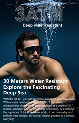 DTG1 GPS Smart Watch, AMOLED Touchscreen, 860mAh Battery, 3ATM Waterproof, Bluetooth Call,Blue