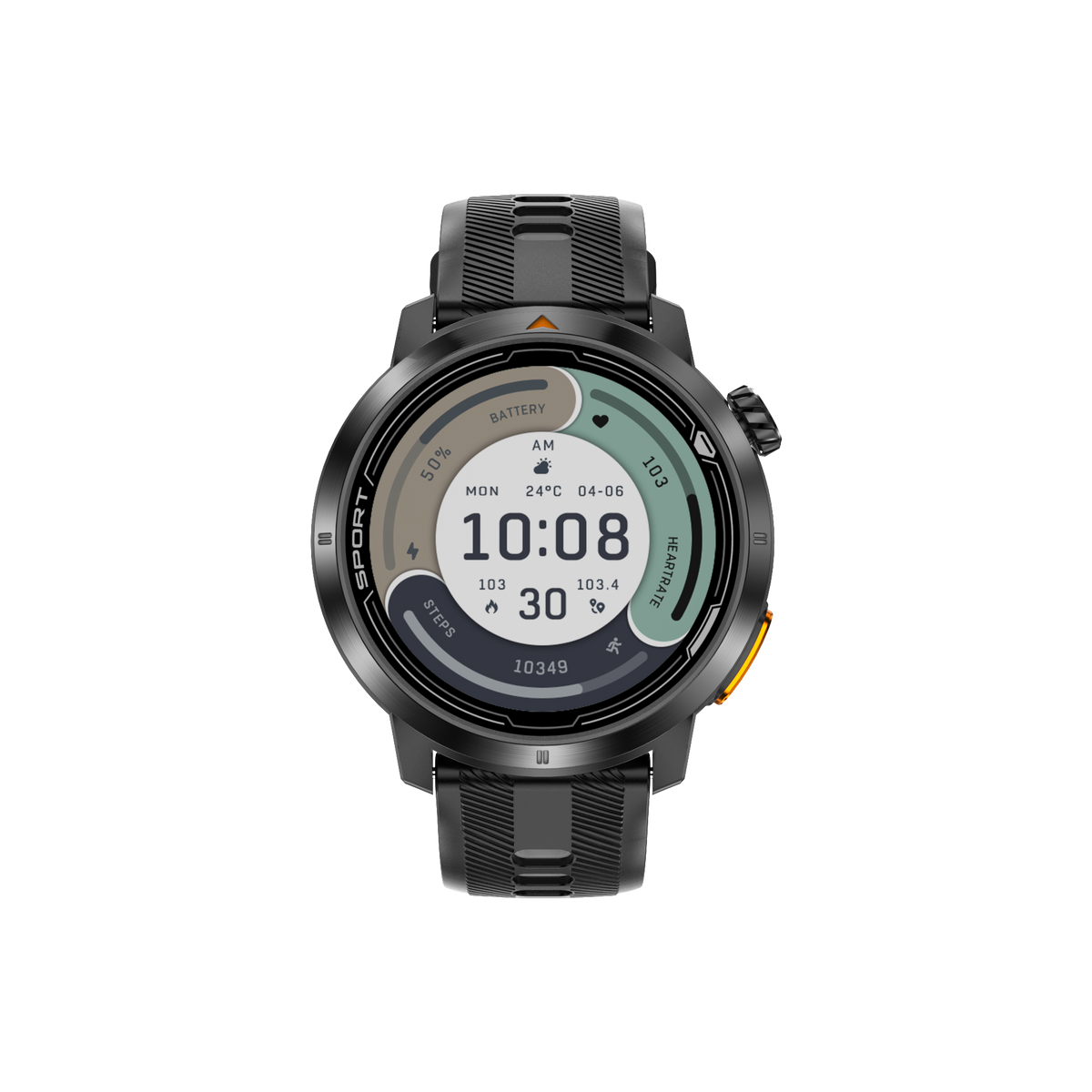 DTG9 Fitness Smart Watch, Waterproof Sports Watch,Black