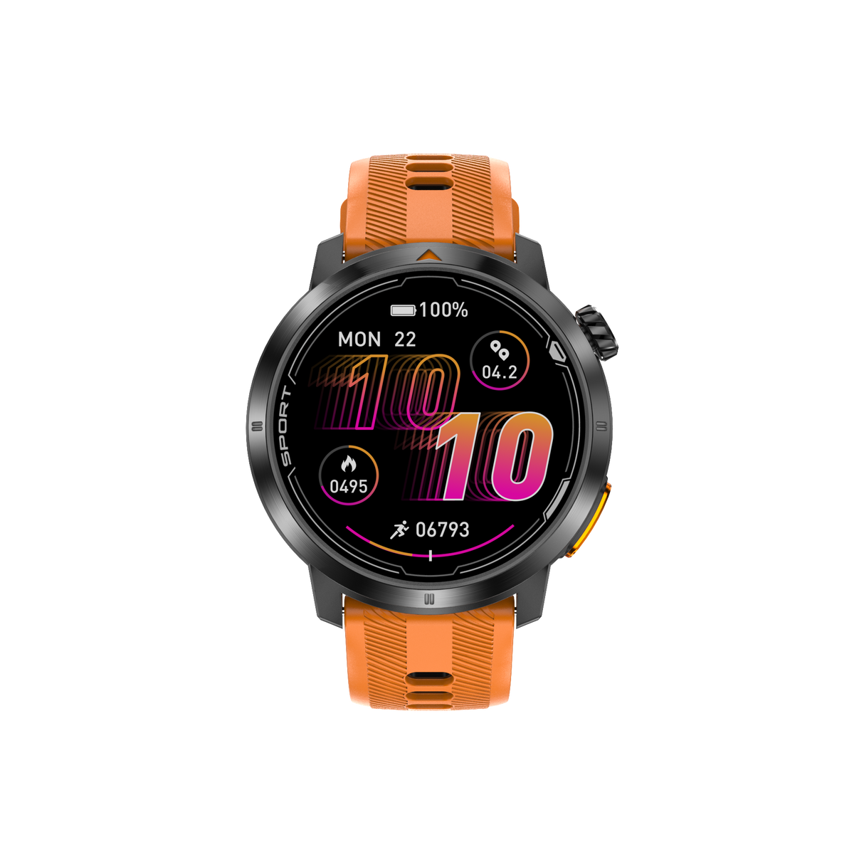 DTG9 Fitness Smart Watch, Waterproof Sports Watch,Orange