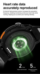 DTG9 Fitness Smart Watch, Waterproof Sports Watch,Orange - Extra Image