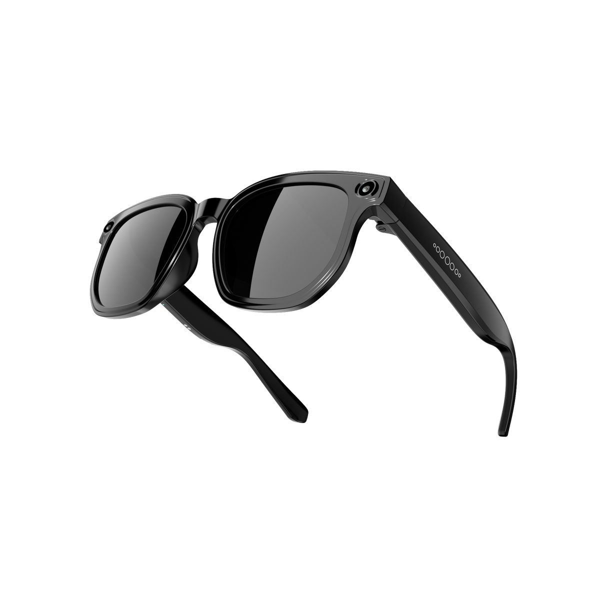 Dth03 AI Smart Sunglasses, UV400 Protection Bluetooth Call Audio Glasses，black