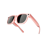 Dth03 AI Smart Sunglasses, UV400 Protection Bluetooth Call Audio Glasses，pink - Side View