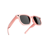 Dth03 AI Smart Sunglasses, UV400 Protection Bluetooth Call Audio Glasses，pink - Top-Down View