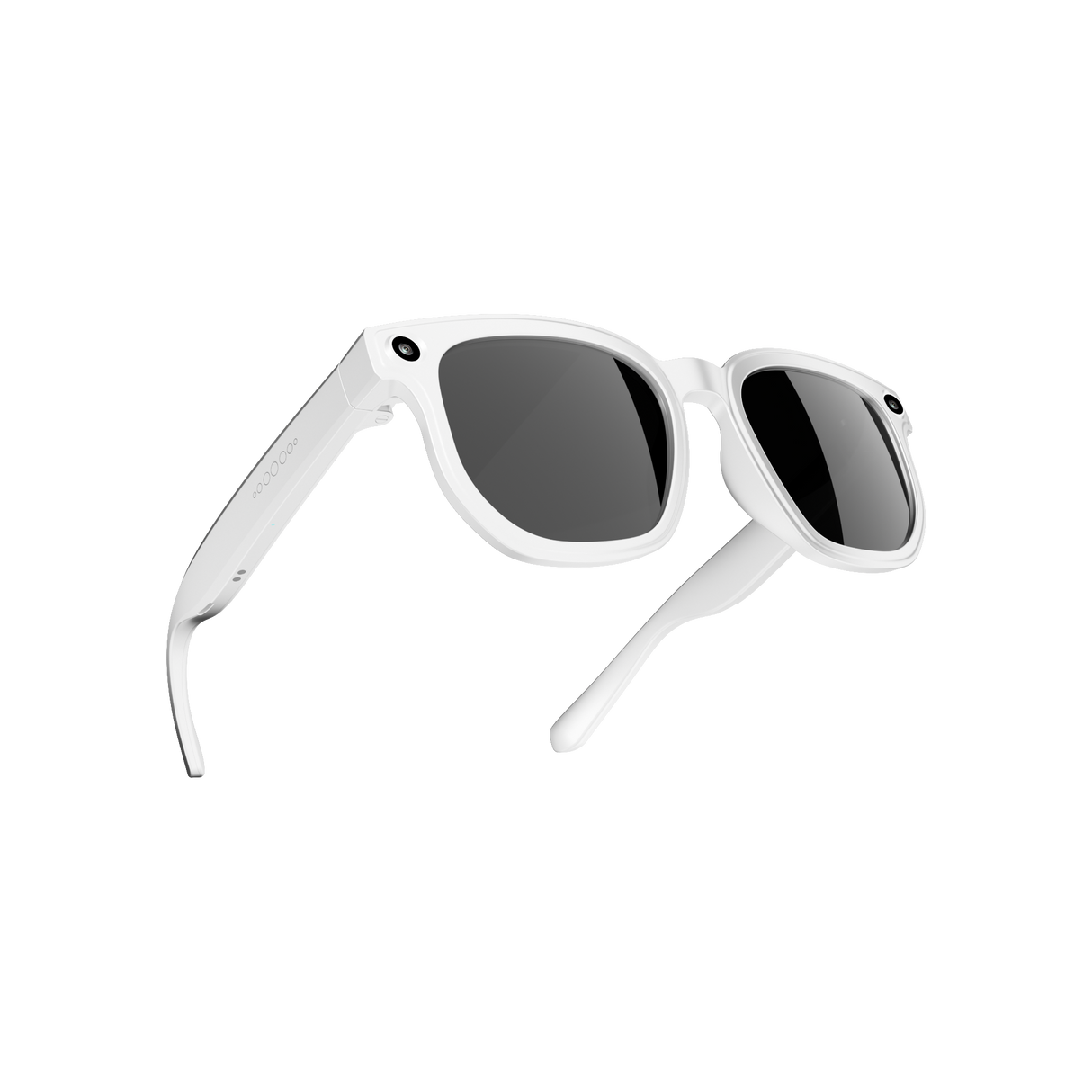 Dth03 AI Smart Sunglasses, UV400 Protection Bluetooth Call Audio Glasses，white
