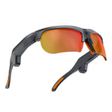 E08 Smart Bluetooth Cycling Sunglasses with Camera, UV400 Outdoor Sports Glasses，orange
