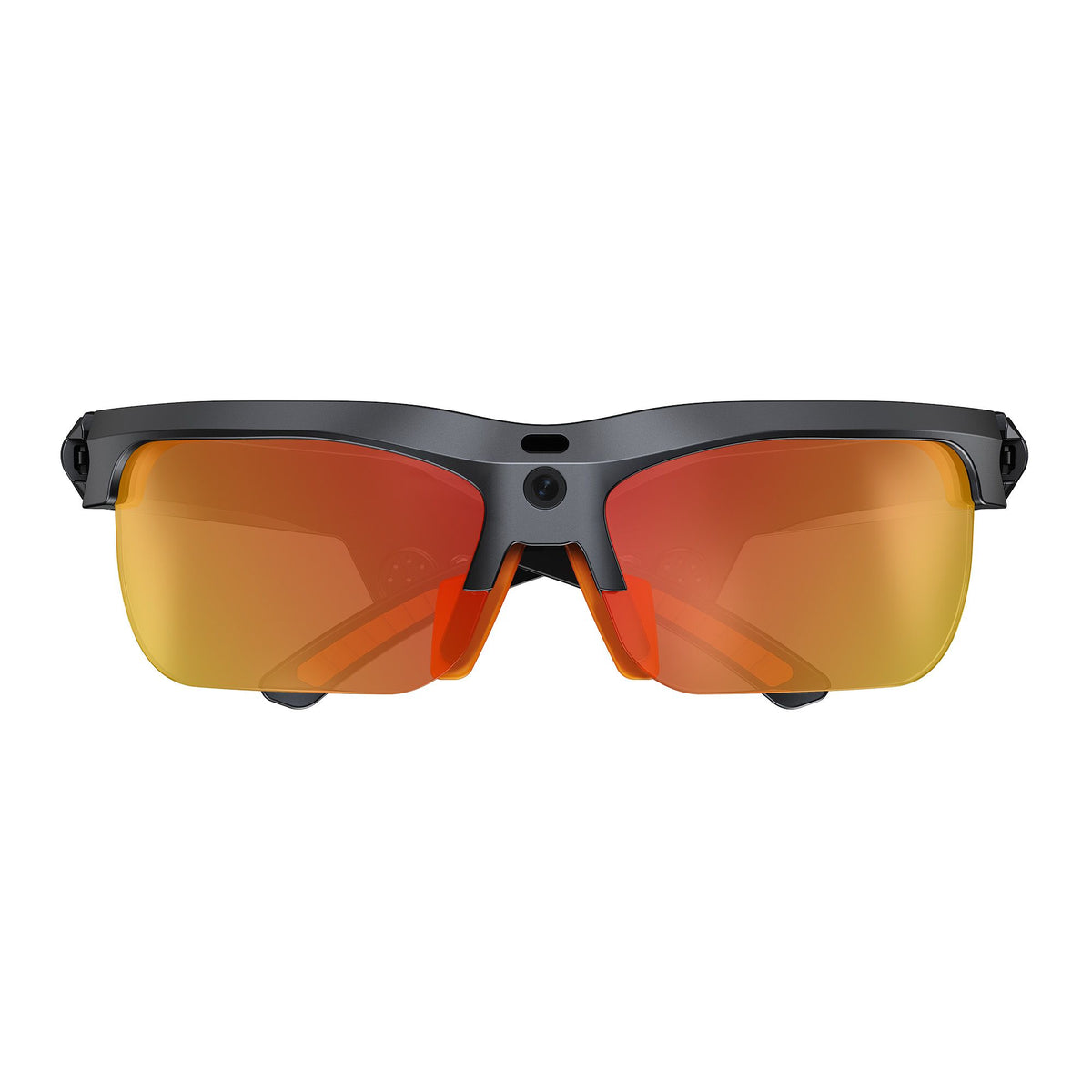 E08 Smart Bluetooth Cycling Sunglasses with Camera, UV400 Outdoor Sports Glasses，orange