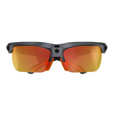 E08 Smart Bluetooth Cycling Sunglasses with Camera, UV400 Outdoor Sports Glasses，orange - Side View