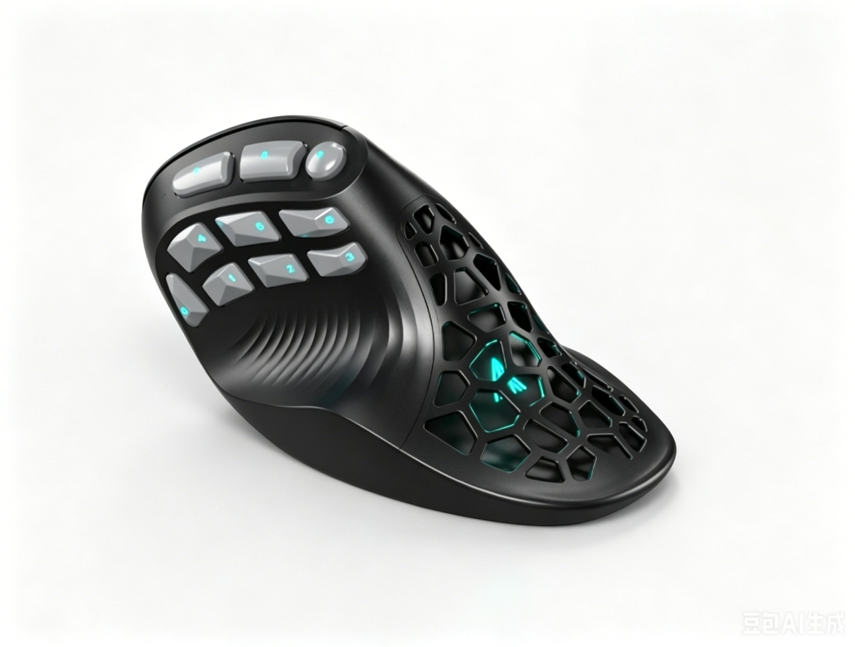 Solakaka E9 3 Mode Vertical Ergonomic Mouse, black