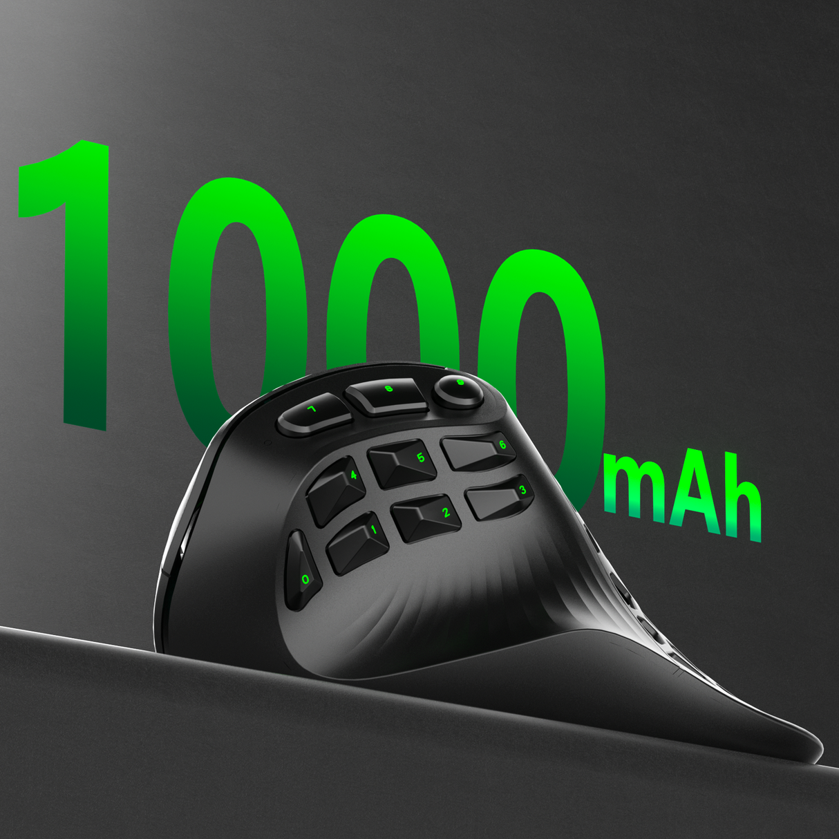 Solakaka E9 3 Mode Vertical Ergonomic Mouse, black