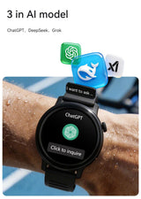 GTR15 Bluetooth Call Smart Watch 1.43 Inch Screen Waterproof Fitness Tracker，pink