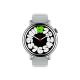 GTR15 Bluetooth Call Smart Watch 1.43 Inch Screen Waterproof Fitness Tracker，Silver - Front View