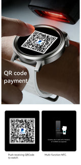 GTR15 Bluetooth Call Smart Watch 1.43 Inch Screen Waterproof Fitness Tracker，Silver - Extra Image