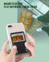 K10 Handheld Retro Game Console Built-in Classic Games，blue - Close-Up Angle