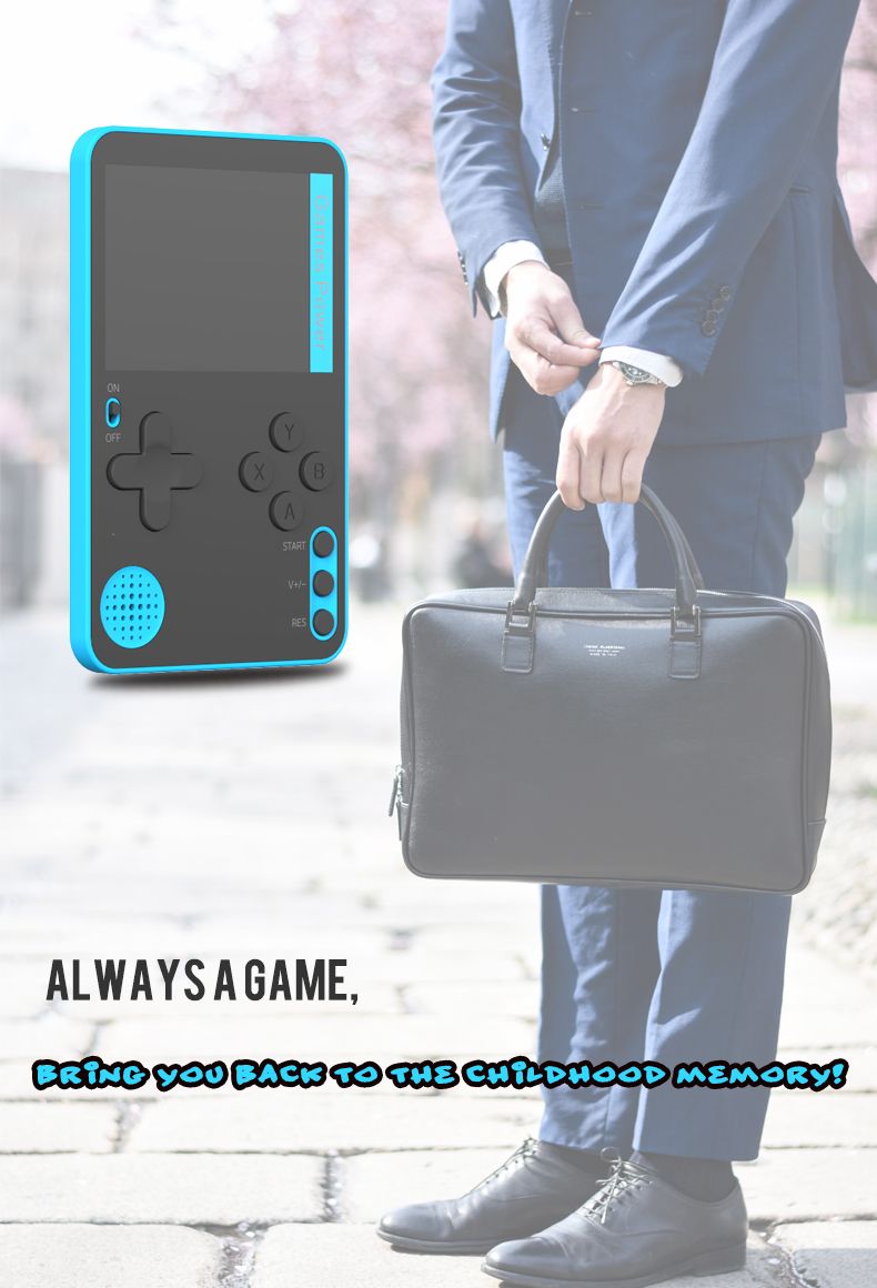 K10 Handheld Retro Game Console Built-in Classic Games，green