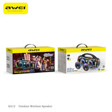 AWEI KA12 60W Outdoor Wireless Bluetooth Speaker,black - Front View