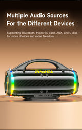 AWEI KA12 60W Outdoor Wireless Bluetooth Speaker,black - Extra Image