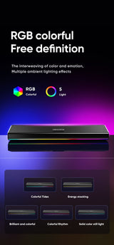 AWEI KA51 Bluetooth Soundbar Speaker，black - 45-Degree Angle