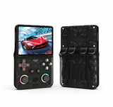 M9 Pocket Retro Video Game Handheld Console with Colorful RGB Light Joystick，black