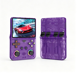 M9 Pocket Retro Video Game Handheld Console with Colorful RGB Light Joystick，purple