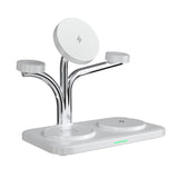 OC22 5-in-1 Wireless Charging Stand Multi Device Fast Charging Dock，white