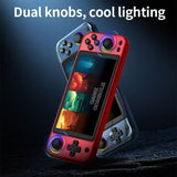 R900 Pocket Handheld Retro Game Console，black - Rear View