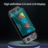 R900 Pocket Handheld Retro Game Console，blue - Front View