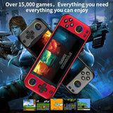 R900 Pocket Handheld Retro Game Console，red - 45-Degree Angle