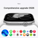S11 Pro Smart Watch, Bluetooth Calling, Heart Rate & Sleep Monitor, Smartwatch for Men Women，Black - Front View