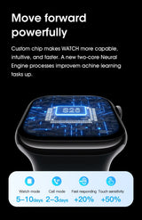 S11 Pro Smart Watch, Bluetooth Calling, Heart Rate & Sleep Monitor, Smartwatch for Men Women，Black - Extra Image