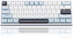 SOLAKAKA SK961 Tri-Mode Wireless RGB Backlit Mechanical Gaming Keyboard，white&blue