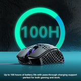 SOLAKAKA SM600 Honeycomb Shell Gaming Mouse Wireless,black