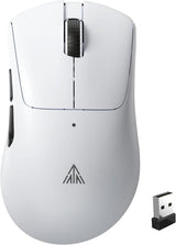 SOLAKAKA SM805 Tri-Mode Lightweight Wireless Gaming Mouse, 24000 DPI with Two Side Buttons，white
