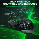 SOLAKAKA SM809 Wired Gaming Mouse，black