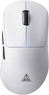SOLAKAKA SM850 Ergonomic Tri-Mode Wireless RGB Gaming Mouse，white