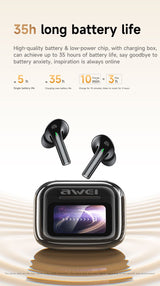 TP29 True Wireless Bluetooth Earbuds, Touch Control In Ear Headphones,black - Extra Image