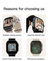 U4A Smart Watch, Bluetooth Calling Fitness Smartwatch, black