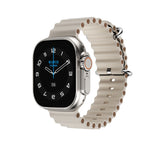 U4A Smart Watch, Bluetooth Calling Fitness Smartwatch, silver - Front View
