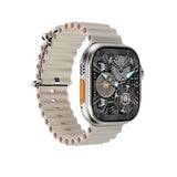 U4A Smart Watch, Bluetooth Calling Fitness Smartwatch, silver - Side View