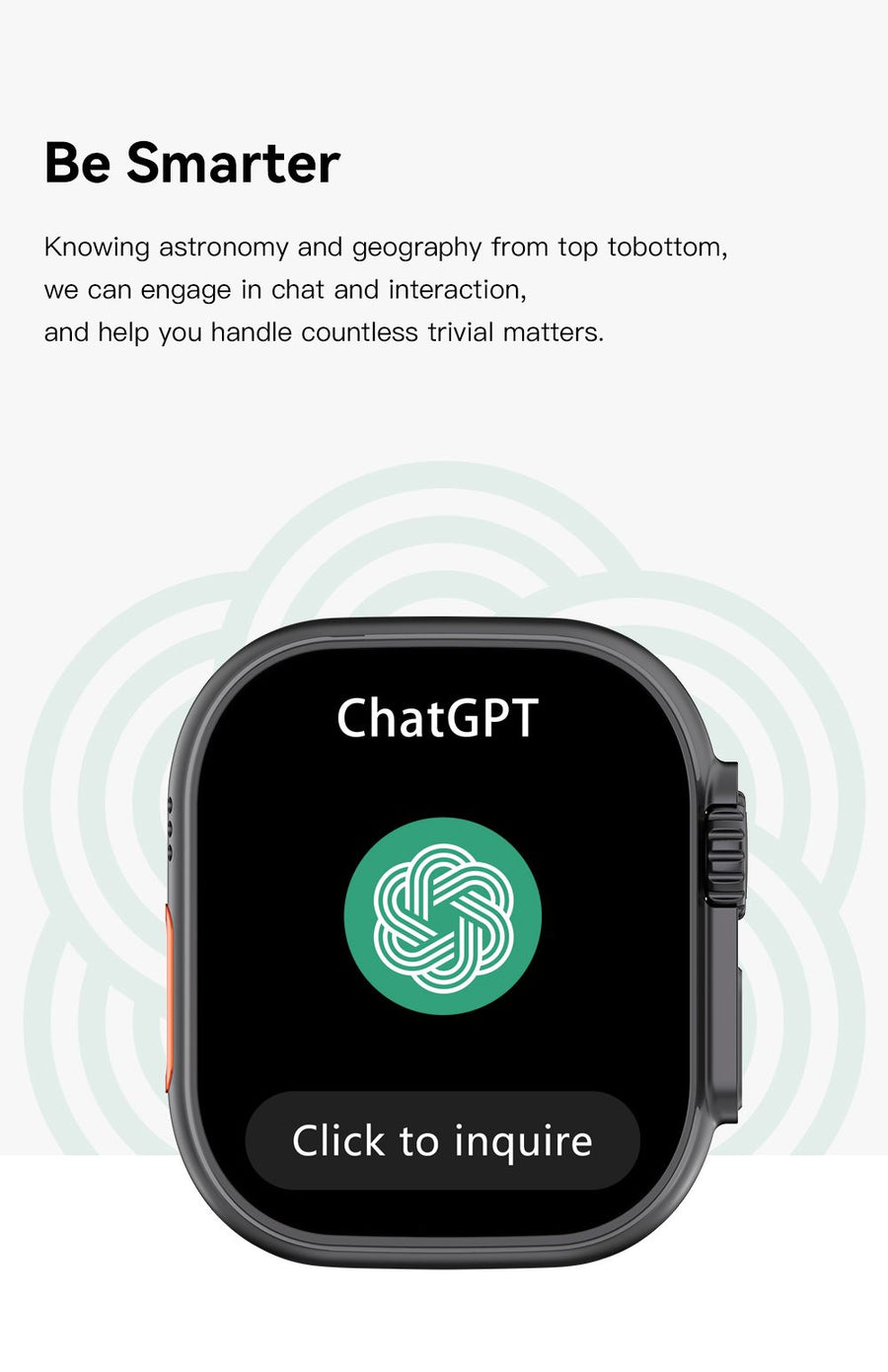 UltraAi3 5G Smart Watch, Retractable Rotating Camera，black