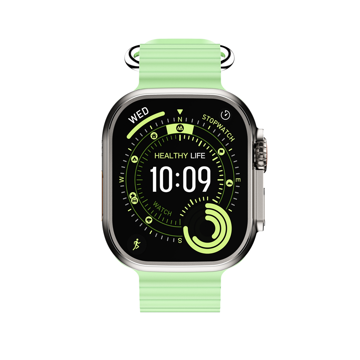 DT Ultra5pro Smart Watch, Full Touch Fitness Watch for Men Women，green