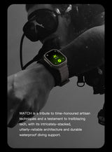 DT Ultra5pro Smart Watch, Full Touch Fitness Watch for Men Women，green