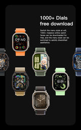 DT Ultra5pro Smart Watch, Full Touch Fitness Watch for Men Women，Silver - Extra Image