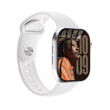 Watch 11 Pro Mini AI Smart Watch，silver - Side View