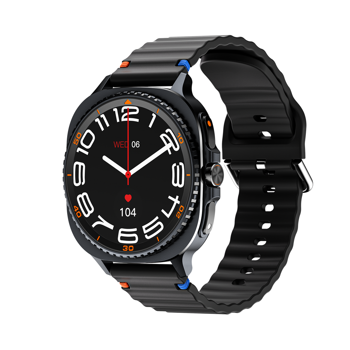 Watch8Classic-MA33 Fitness Smartwatch Bluetooth Call Waterproof Health Tracker for iPhone Android,Black