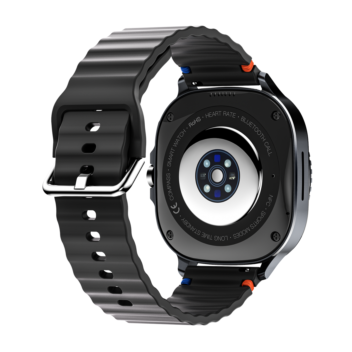 Watch8Classic-MA33 Fitness Smartwatch Bluetooth Call Waterproof Health Tracker for iPhone Android,Black