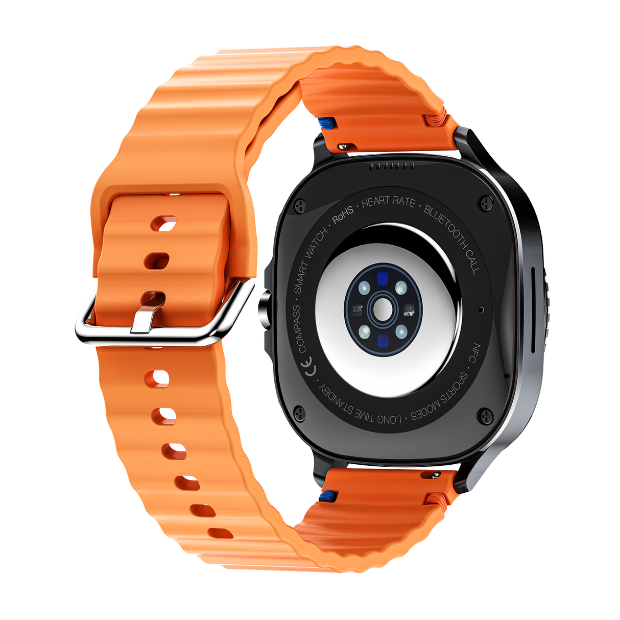 Watch8Classic-MA33 Fitness Smartwatch Bluetooth Call Waterproof Health Tracker for iPhone Android,Orange