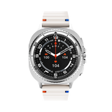 Watch8Classic-MA33 Fitness Smartwatch Bluetooth Call Waterproof Health Tracker for iPhone Android,Silver - Front View