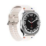 Watch8Classic-MA33 Fitness Smartwatch Bluetooth Call Waterproof Health Tracker for iPhone Android,Silver - Side View