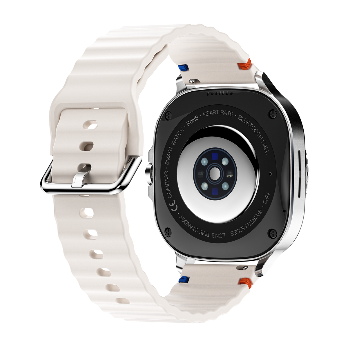 Watch8Classic-MA33 Fitness Smartwatch Bluetooth Call Waterproof Health Tracker for iPhone Android,Silver