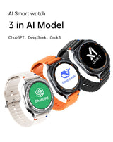 Watch8Classic-MA33 Fitness Smartwatch Bluetooth Call Waterproof Health Tracker for iPhone Android,Silver - Extra Image